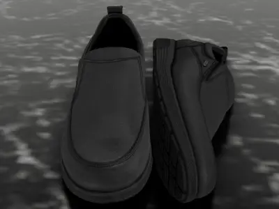 GREYDER LEATHER 3D SHOES CLASSIC Low-poly 3D model