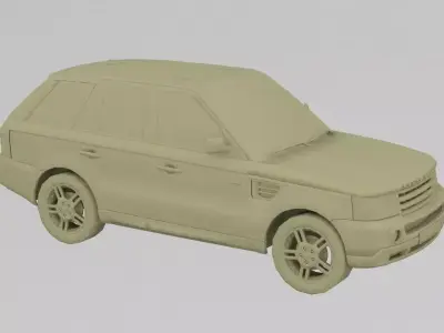 range rover 3D print model