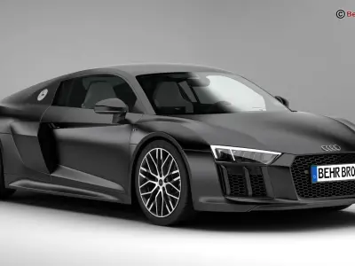 Audi R8 V10 2016 3D model