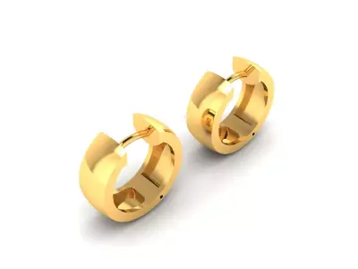 Women Earring 3dm stl fbx obj Render Details 3D print model