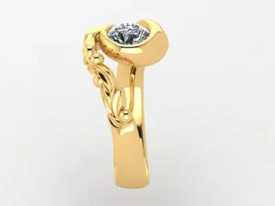 Jewelry rings 3D print model