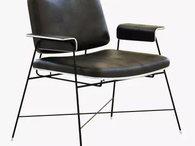 Baxter Bauhaus black 3D model