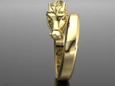 horse ring 3D print model