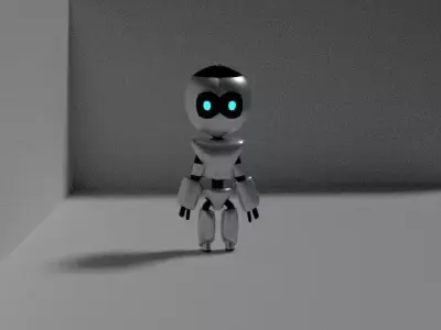 Troppoy Robot Free low-poly 3D model