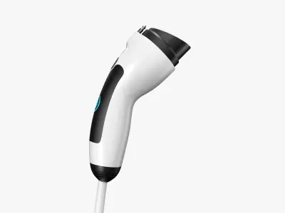 EV Charging Plug  Low-poly 3D model