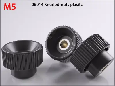 M5 06014-11200524  Raendelschrauben Kunststoff Knurled Nuts  3D print model