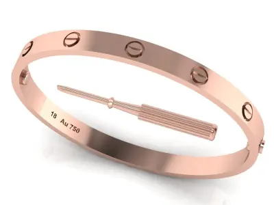 Love Bracelet - Size 18 3D print model