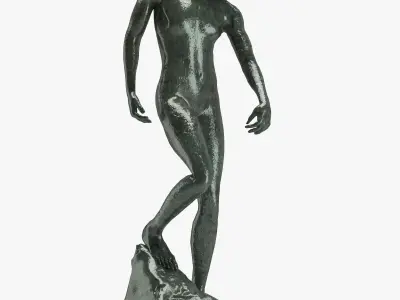 Auguste Rodin The Shade 3D model