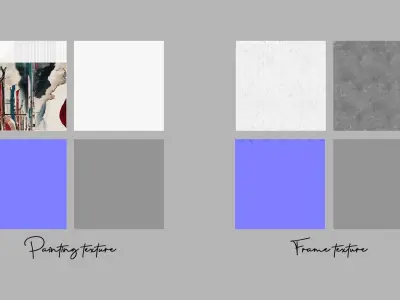 Wall Painting 3D model