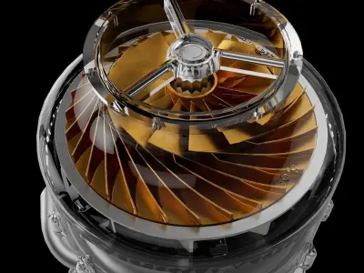 Two stroke rotary engine  3D print model