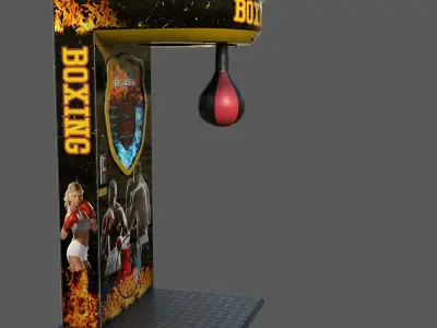 BOXER ARCADE MACHINE 3D model