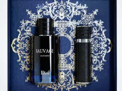 Christian Dior Sauvage Pack Free 3D model
