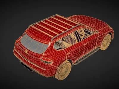 DAV Jeep 2017 Free low-poly 3D model