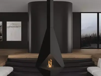 CNC Aluminum Cladding Exterior Siding 3D Building Panel  3D model