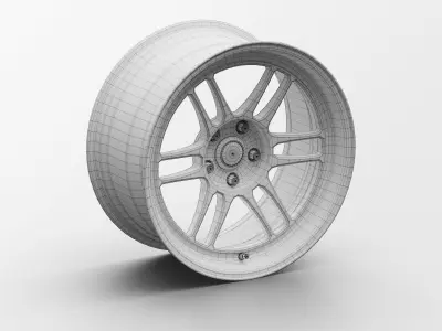 Enkei RPF1 Rim 3D Model 3D model