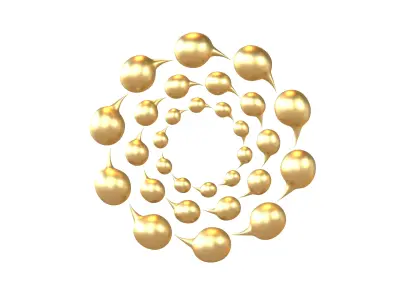 Design Element v9 002 Low-poly 3D model