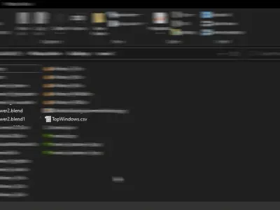 Blender CSV Exporter - Instances 3D model