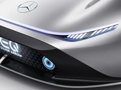 Mercedes-Benz Vision EQ Silver Arrow Concept 2018  3D model
