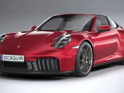 Porsche 911 Targa 4 GTS 2025 3D model