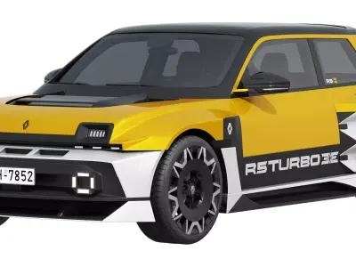 Renault 5 Turbo 3E 2027 3D model