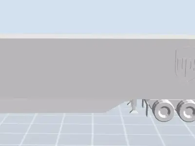 UPS freight Truck 3D print model