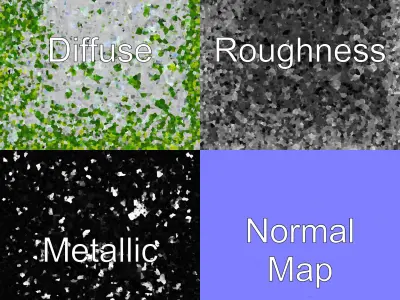 Plant Skyscraper Eco-System model pack Low-poly 3D model