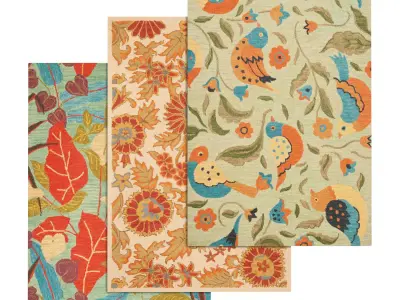 Rug Set 2311 3D model