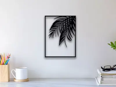 Leaf Wall Art 3D print model buy
