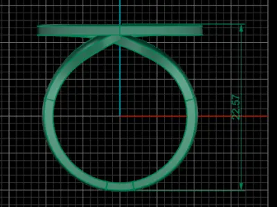 jewelry ring 260 3D print model