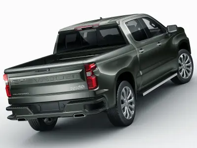 Silverado LT and High Country 2019 3D model