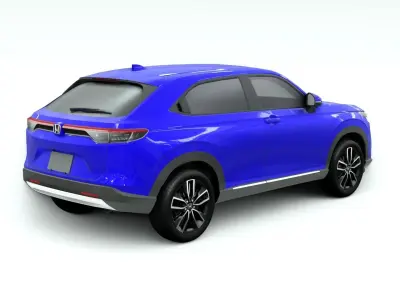 Honda HR-V 2021 Low-poly 3D model