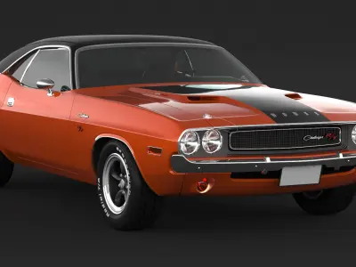 1970 Dodge Challenger RT 3D model
