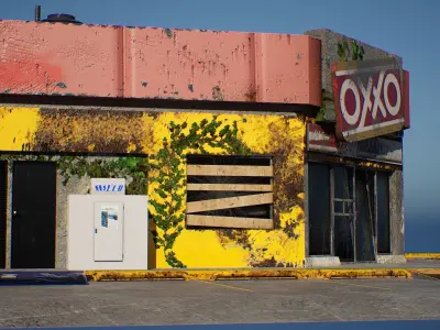 The Last OXXO Low-poly 3D model