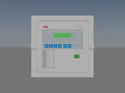 Protection relay ABB REF 610 Free 3D model