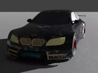 racingCar Low-poly 3D model