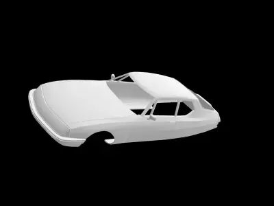 Citroen SM 3D print model