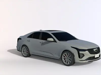 Cadillac CT4-V  3D model