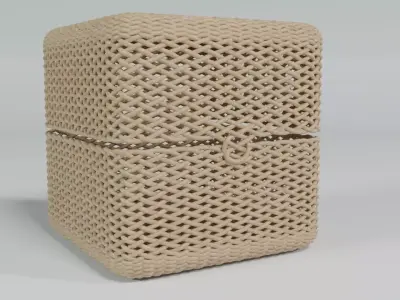 WICKER BASKET19 3D model