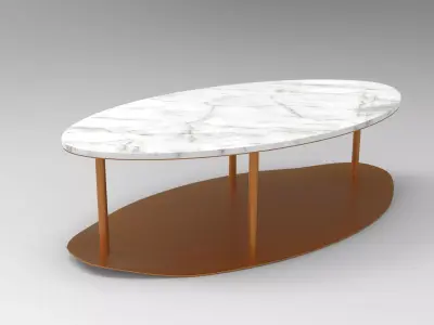 Yuna Side Table Low-poly 3D model