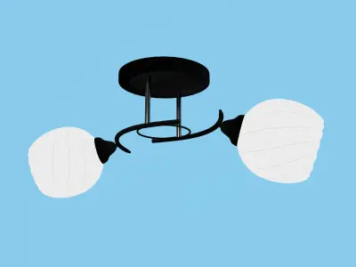 ceiling lamp for a luxury home 3D model