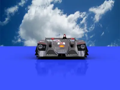 Audi R8 LeMans Racing Car 3D model