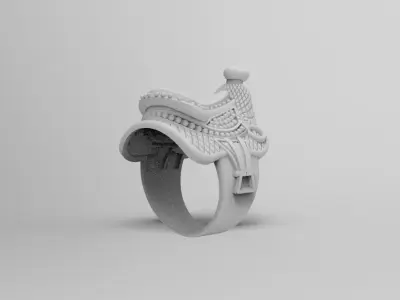 anillo silla de montar  3D print model