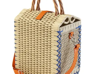 Basket Bag 3D model