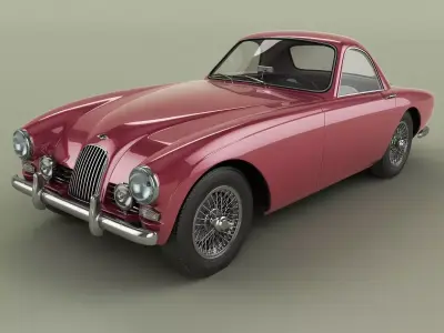 Morgan Plus 4 Plus coupe 3D model