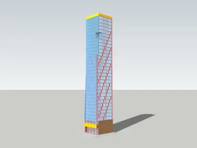 Highrise Mass 3D model