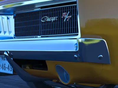 challenger Dodge 1970 3D model