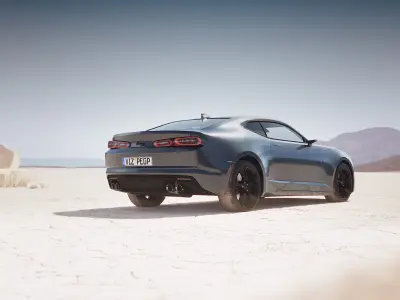 American muscle car unbranded 3D model