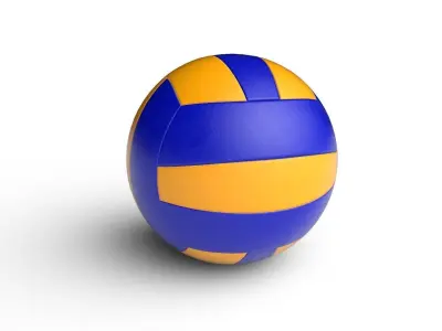 Voleyball Ball M01C Low-poly 3D model