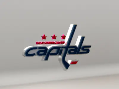 NHL Washington Capitals Team Logo 3D model