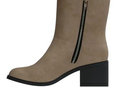 Easy Spirit Ilsa Brown boots 3D model